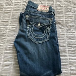 True religion Straight natural flap mega T 34x32